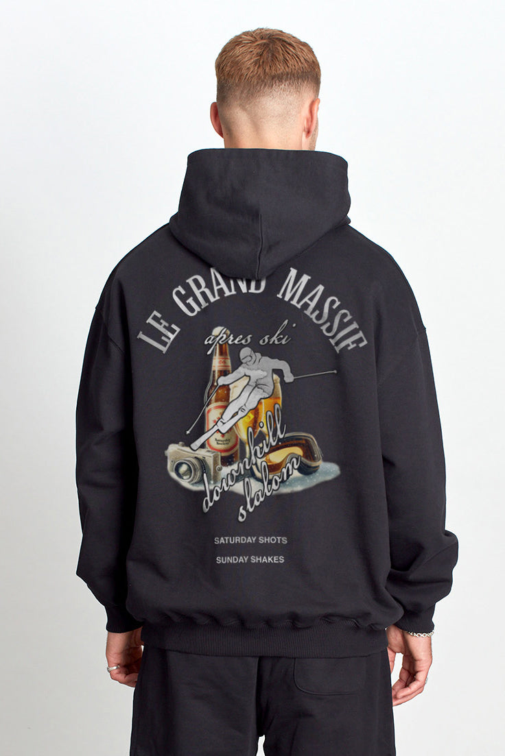 Saturday Society Le Grand Massif Hoodie in Black