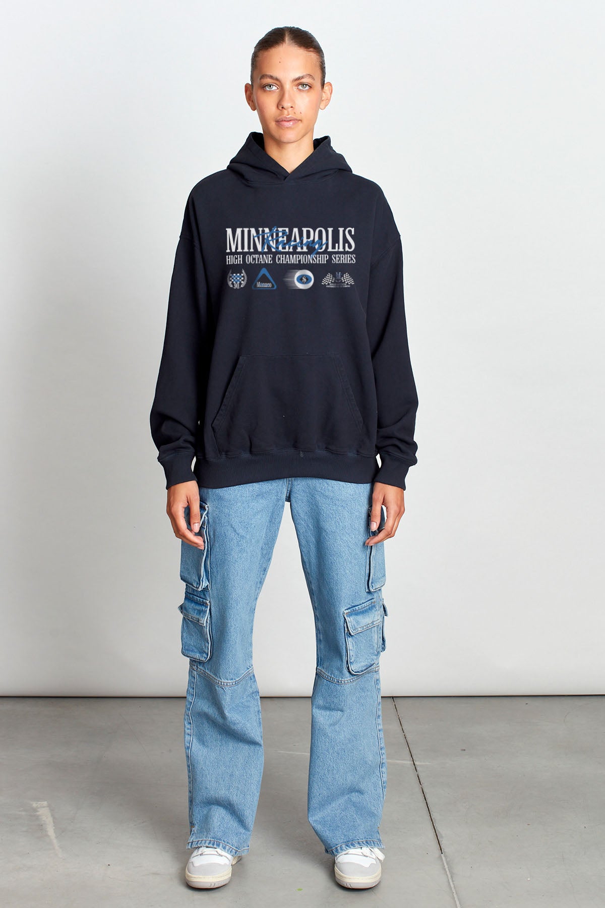 Saturday Society Minneapolis Racing Hoodie in Black