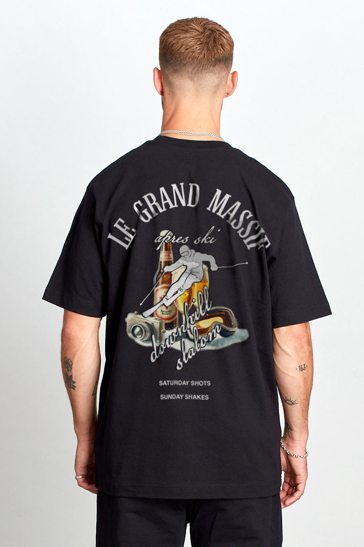 Saturday Society Le Grand Massif T-shirt in Black