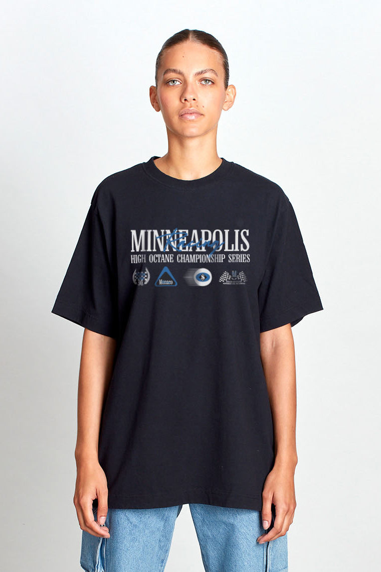 Saturday Society Minneapolis Racing T-shirt in Black