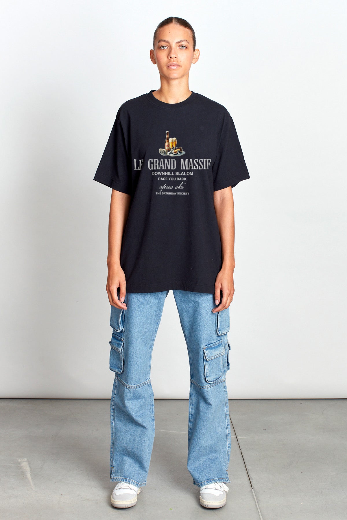 Saturday Society Le Grand Massif T-shirt in Black
