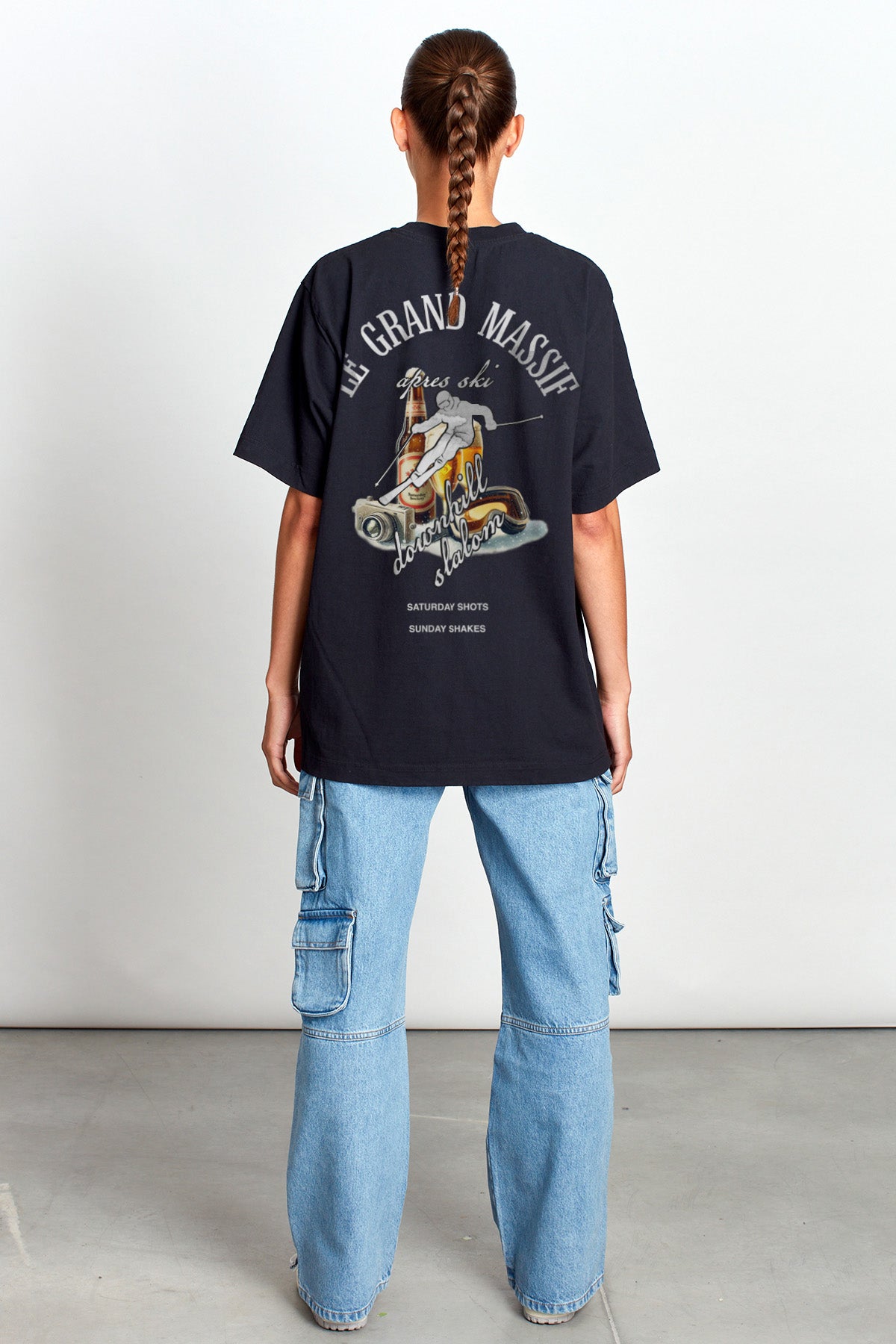 Saturday Society Le Grand Massif T-shirt in Black
