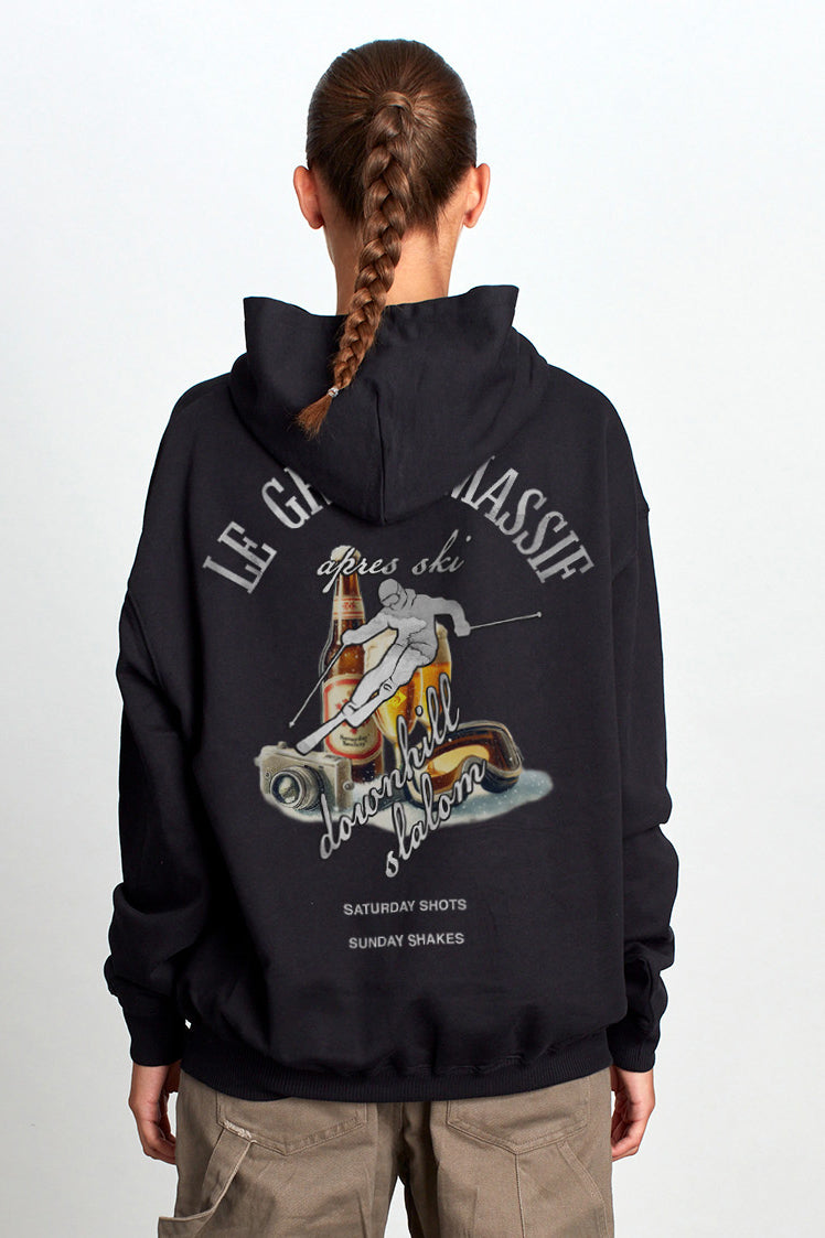 Saturday Society Le Grand Massif Hoodie in Black