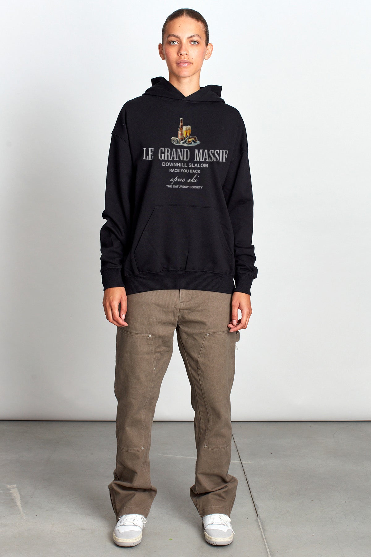 Saturday Society Le Grand Massif Hoodie in Black