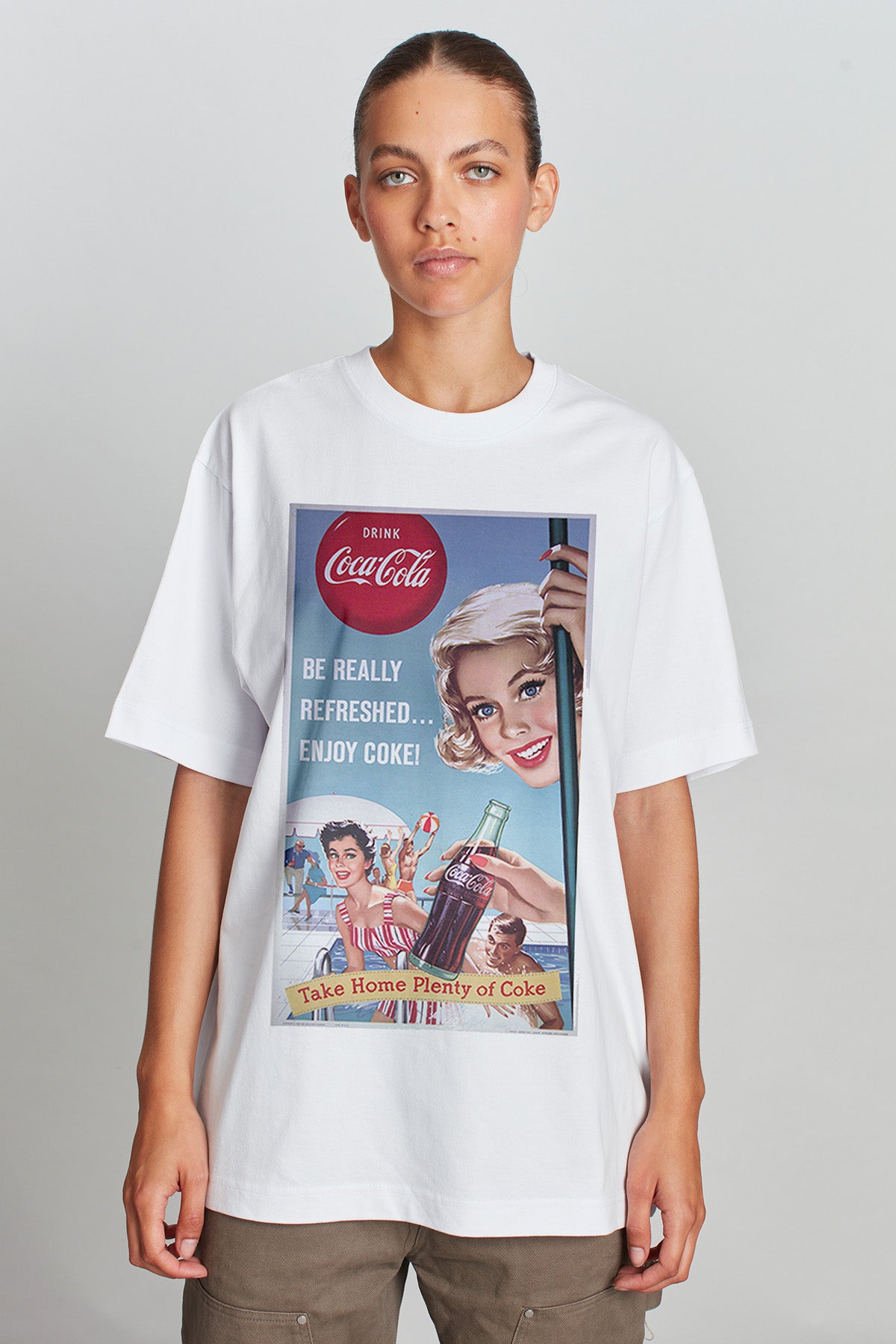 Coca-Cola Take Home Plenty T-shirt in White