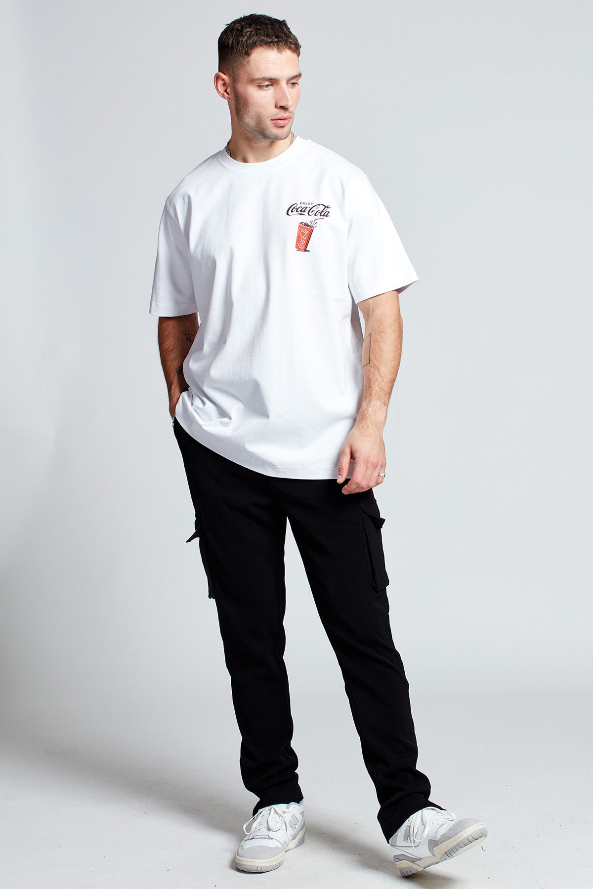 Coca-Cola Spillage T-shirt in White