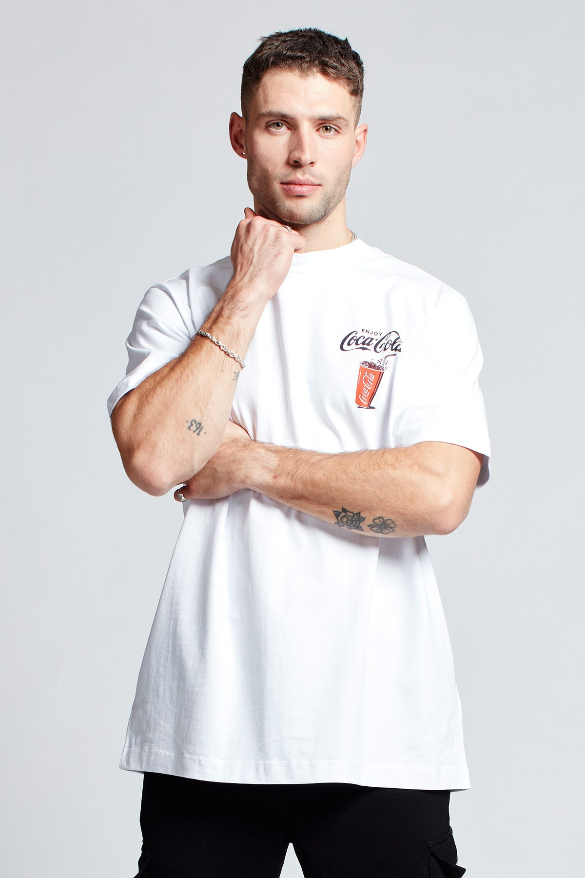 Coca-Cola Spillage T-shirt in White