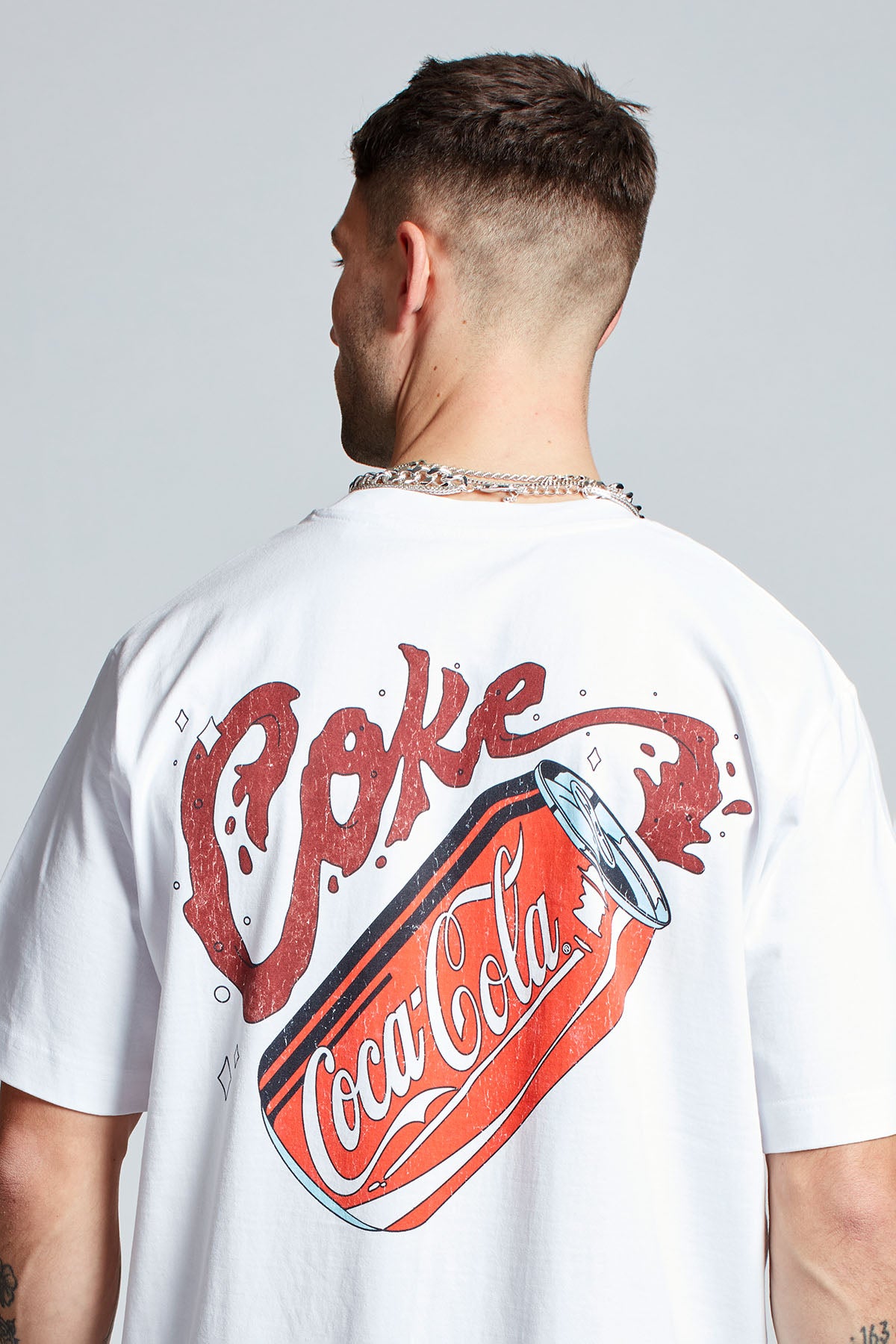 Coca-Cola Spillage T-shirt in White