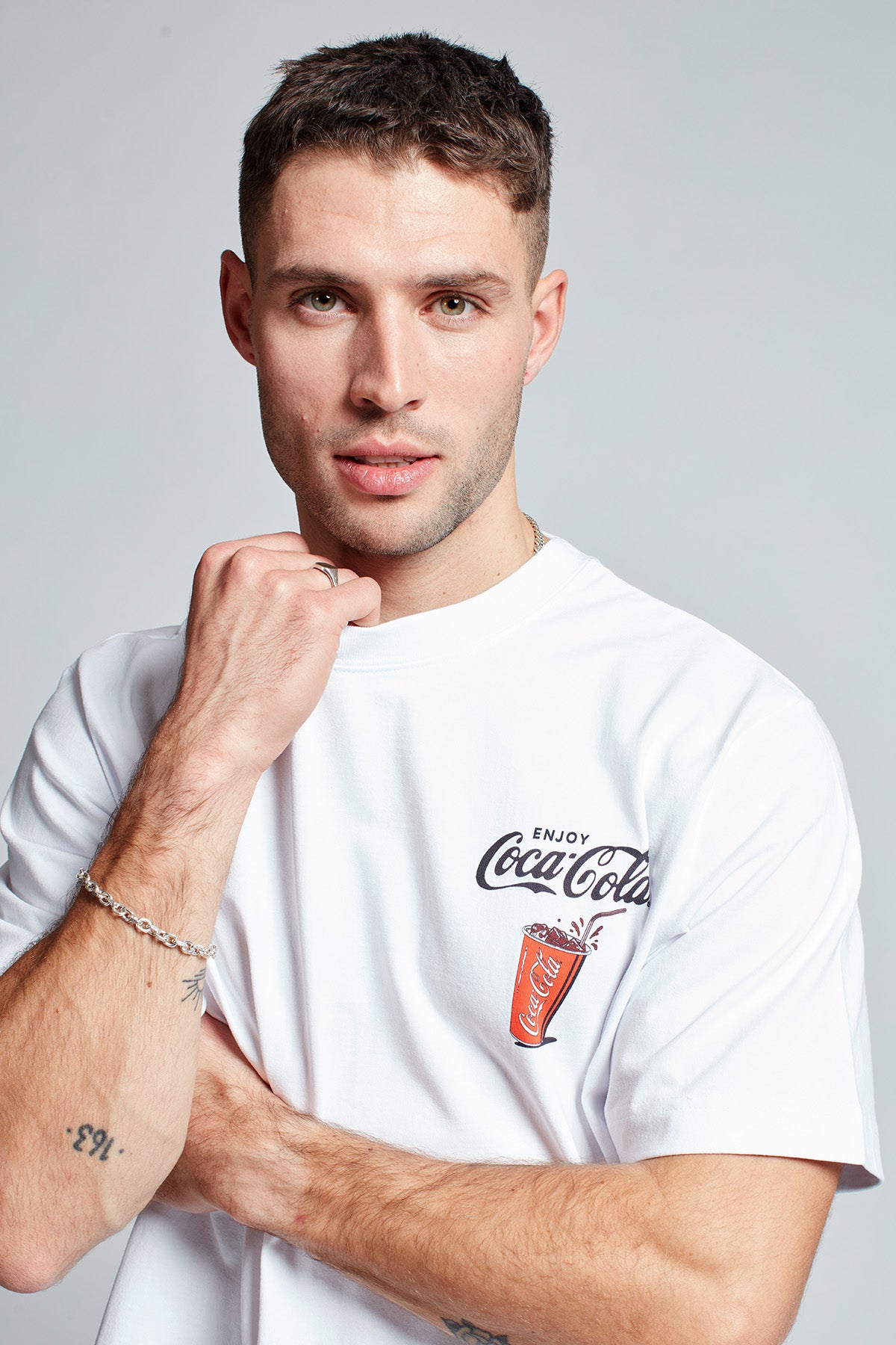 Coca-Cola Spillage T-shirt in White