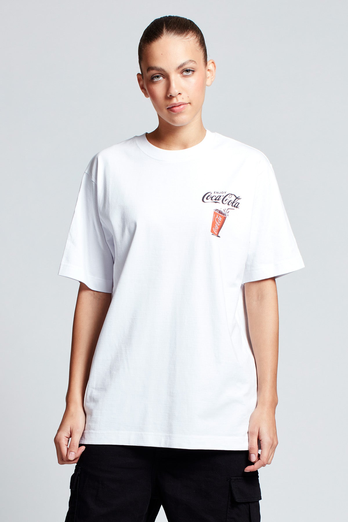 Coca-Cola Spillage T-shirt in White