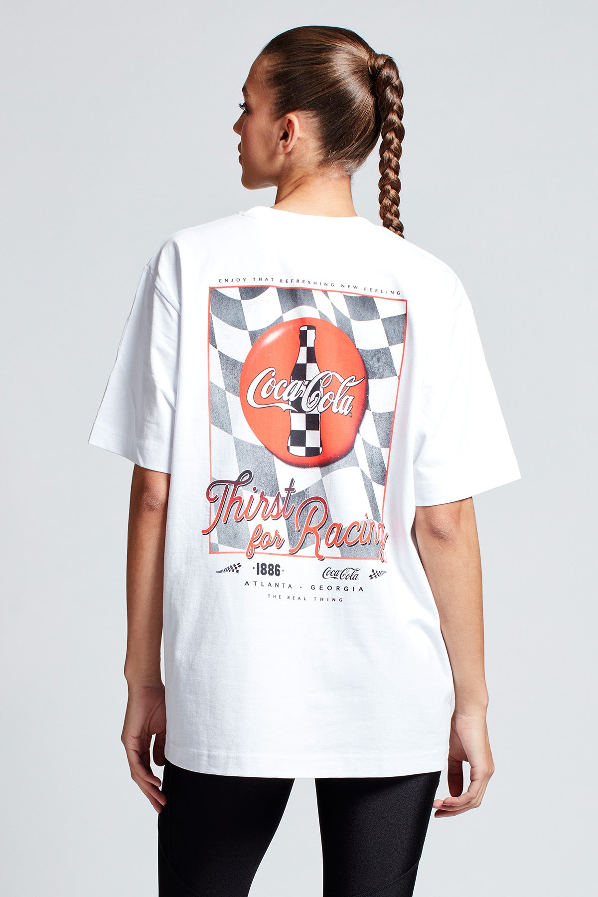 Coca-Cola Finish Line T-shirt in White