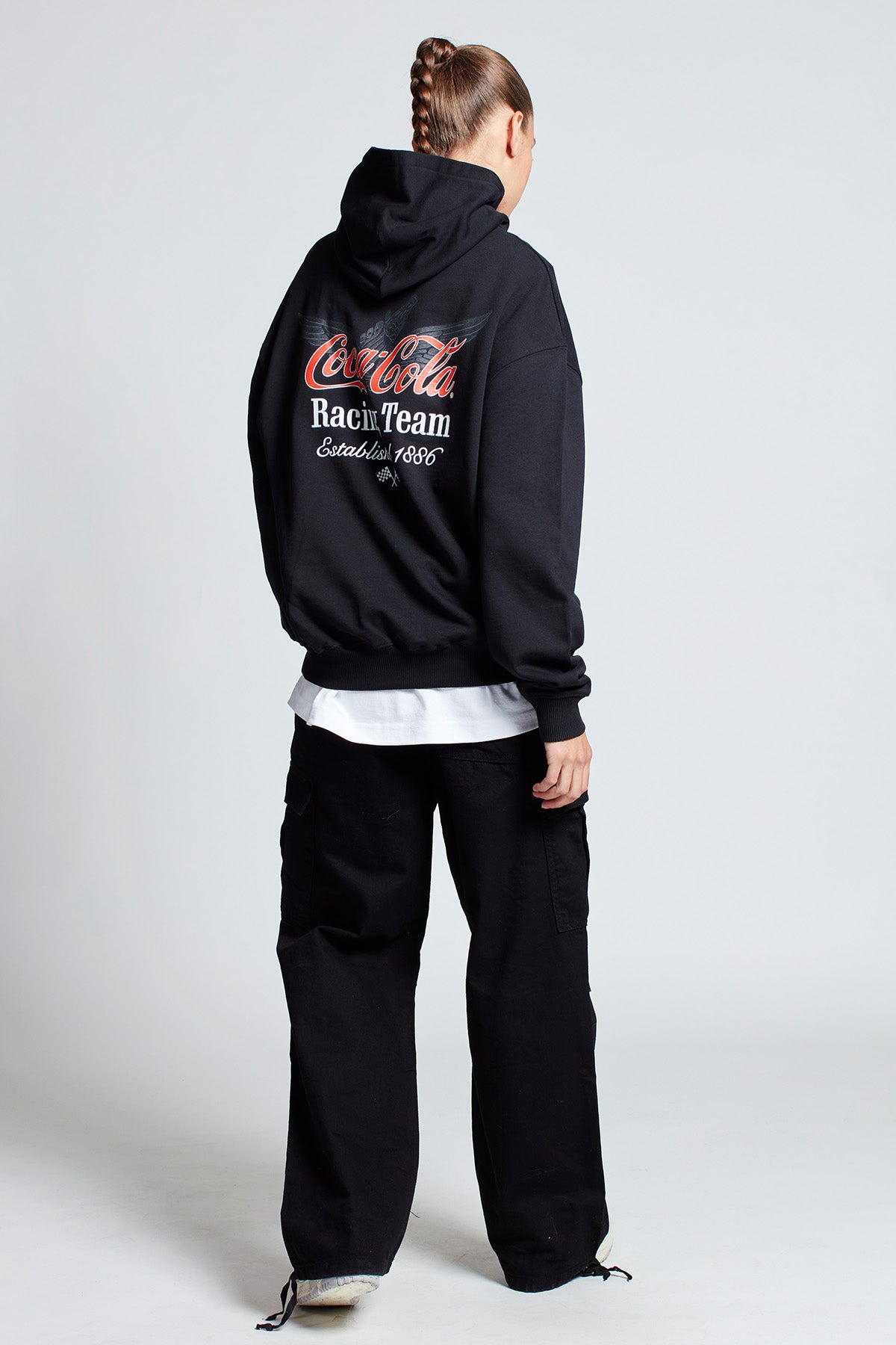 Coca-Cola Racing Team Hoodie in Black