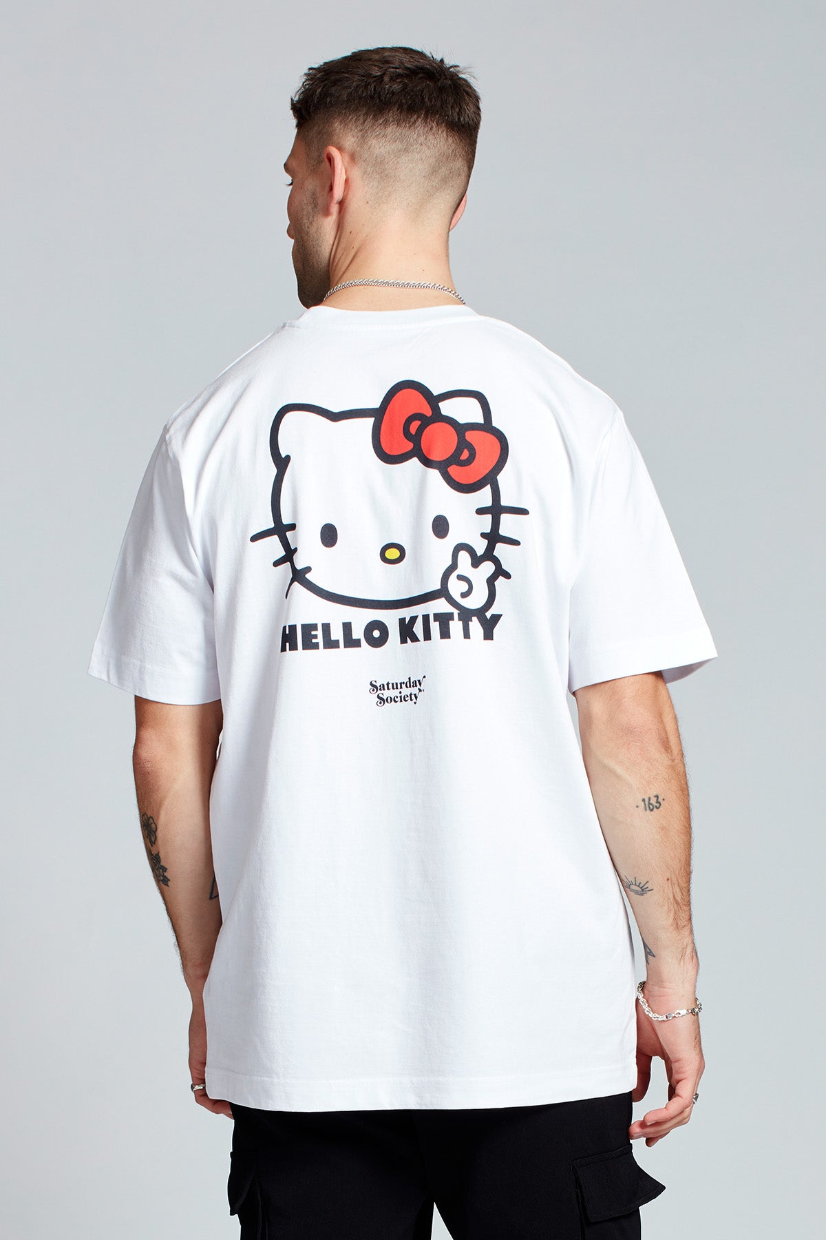 Hello Kitty Peace Out T-shirt in White