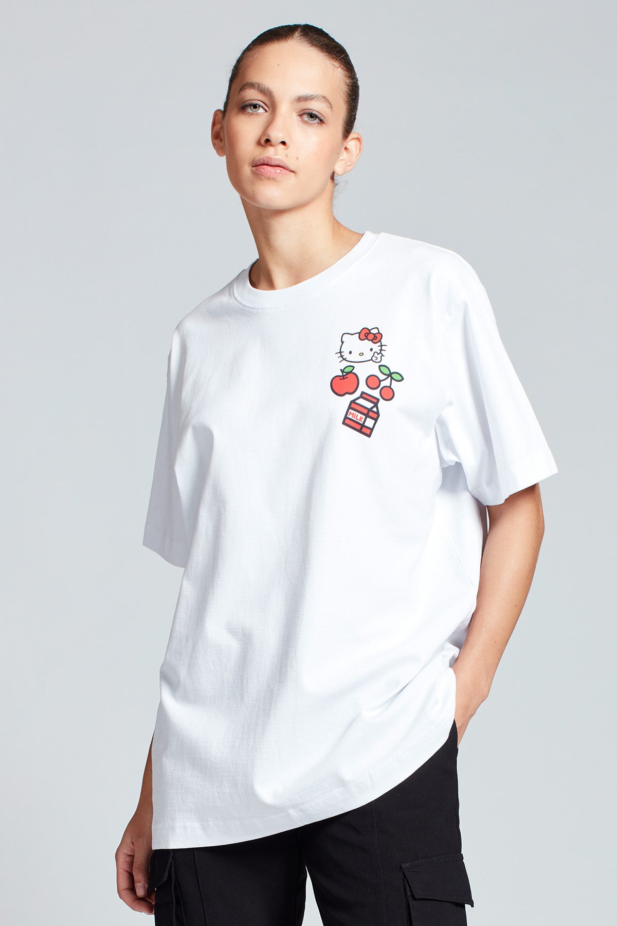 Hello Kitty Peace Out T-shirt in White