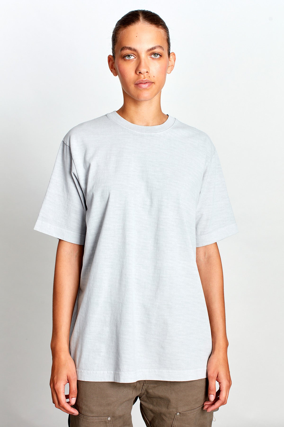 Saturday Society Minimals T-shirt in Cool Grey