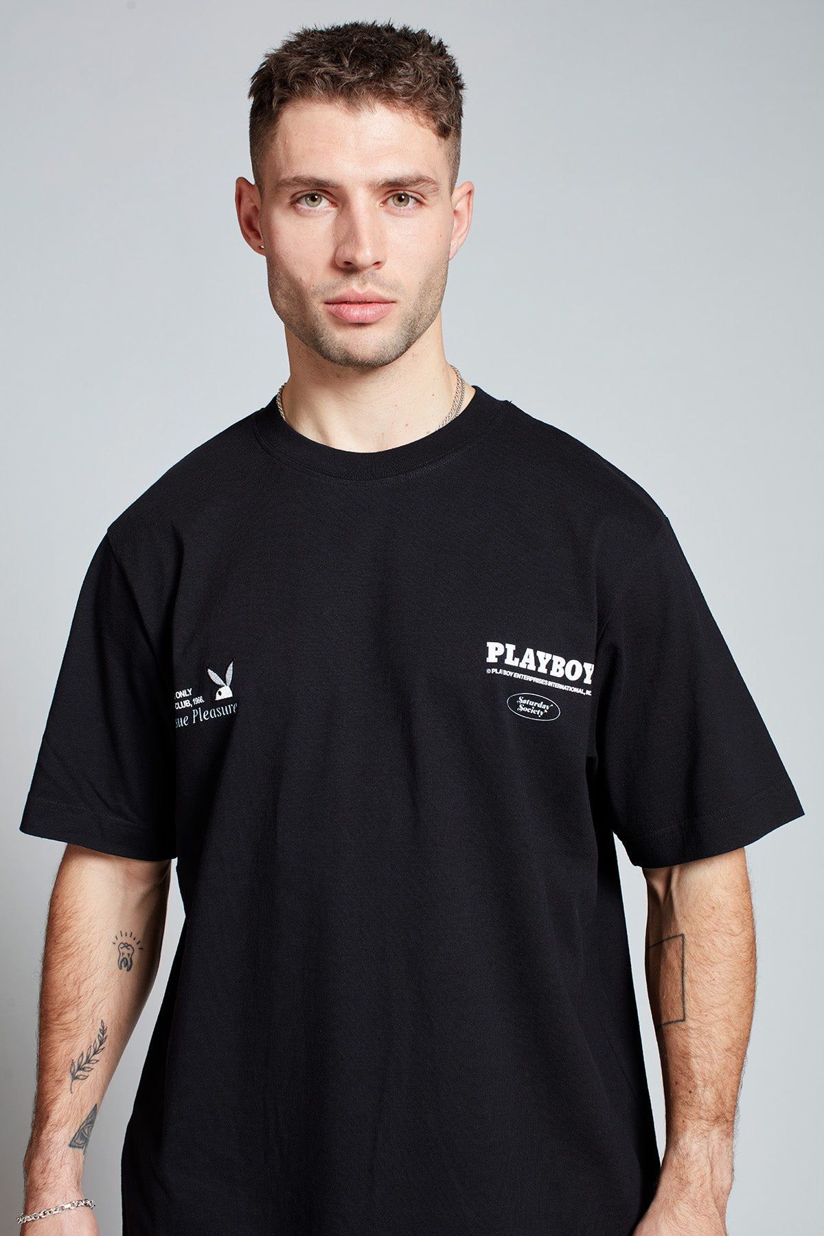 Playboy Street Lights T-shirt in Black