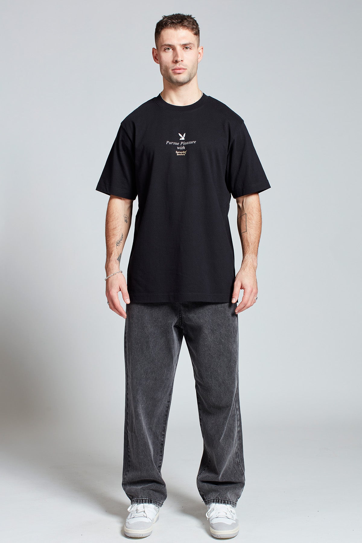 Playboy Pleasure T-shirt in Black