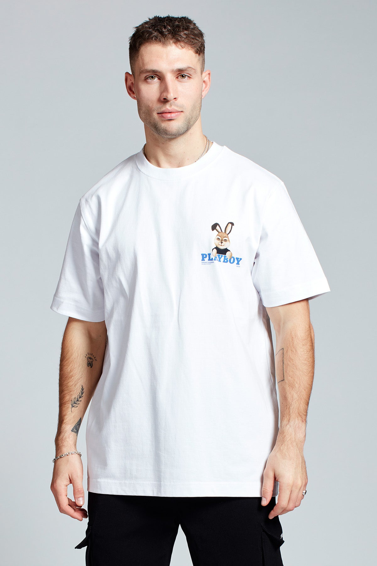 Playboy Bunny T-shirt in White