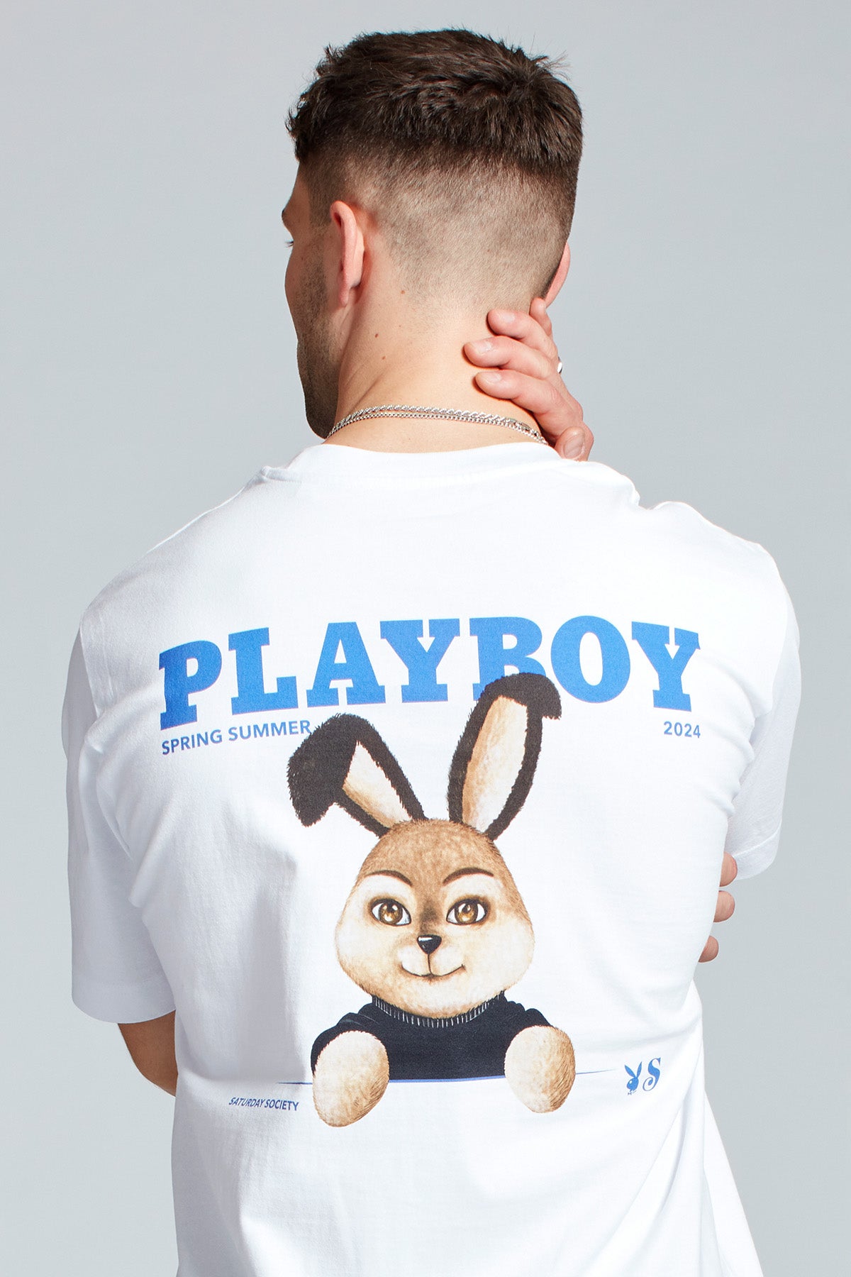 Playboy Bunny T-shirt in White