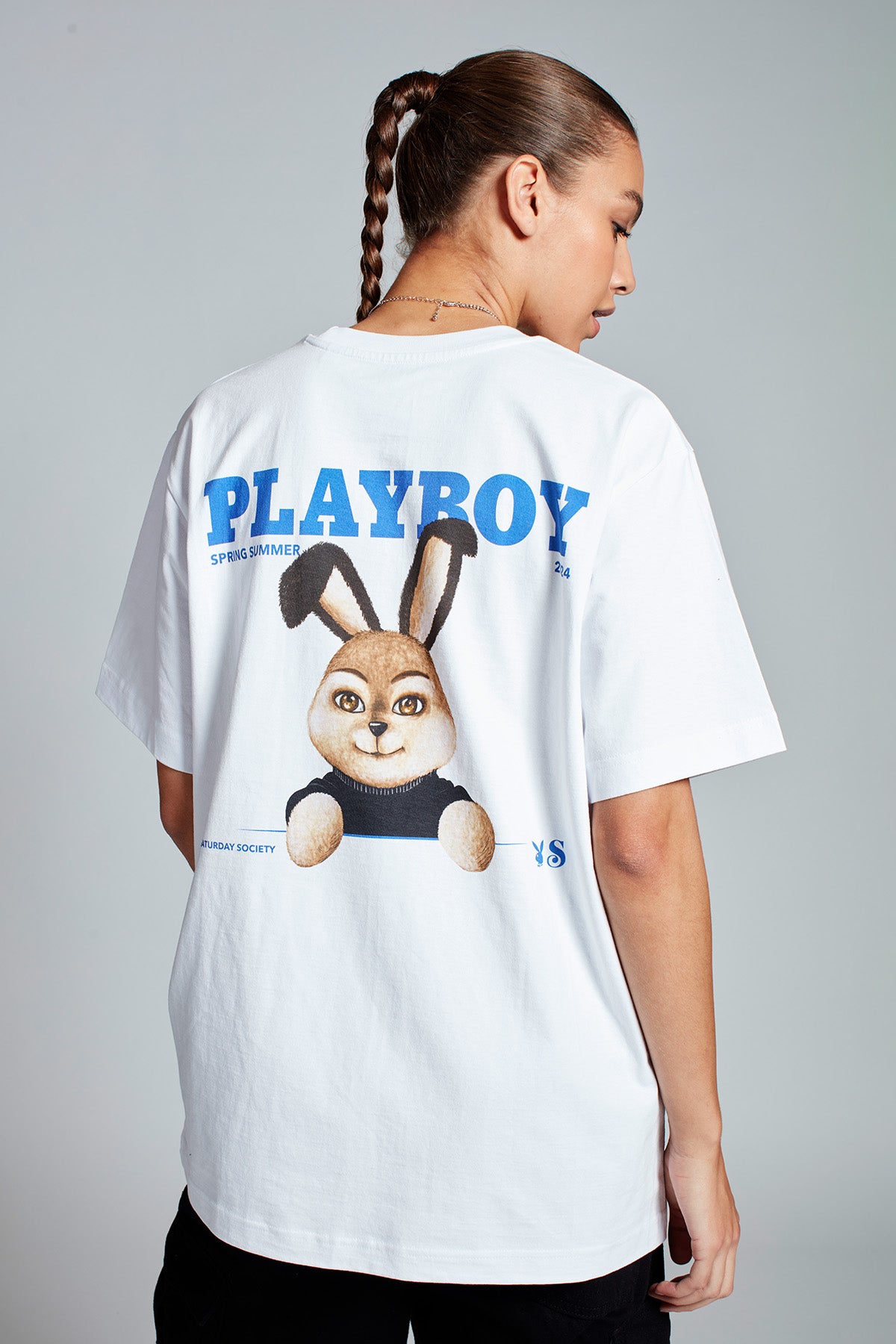 Playboy Bunny T-shirt in White