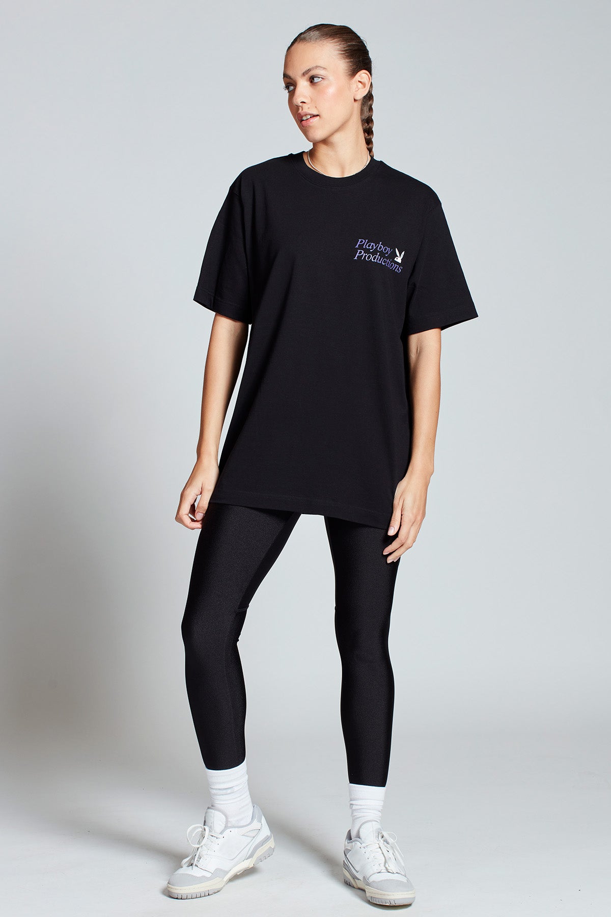 Playboy Boxer T-shirt in Black