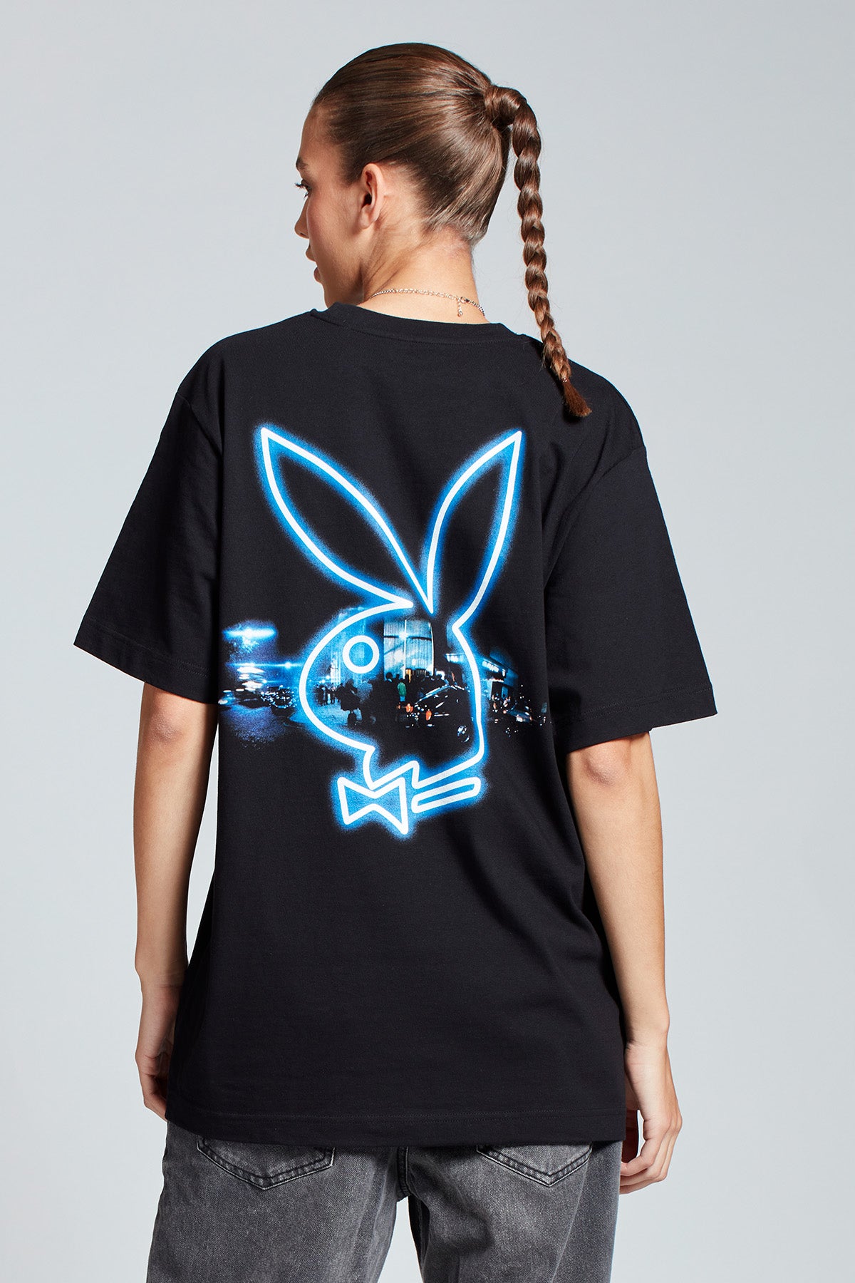 Playboy Street Lights T-shirt in Black