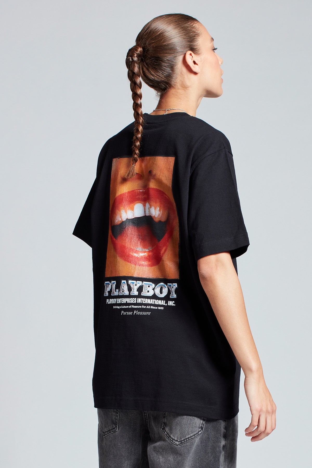 Playboy Pleasure T-shirt in Black