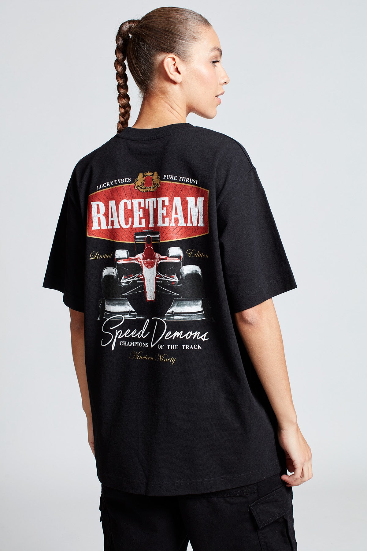 Saturday Society Raceteam T-shirt in Black