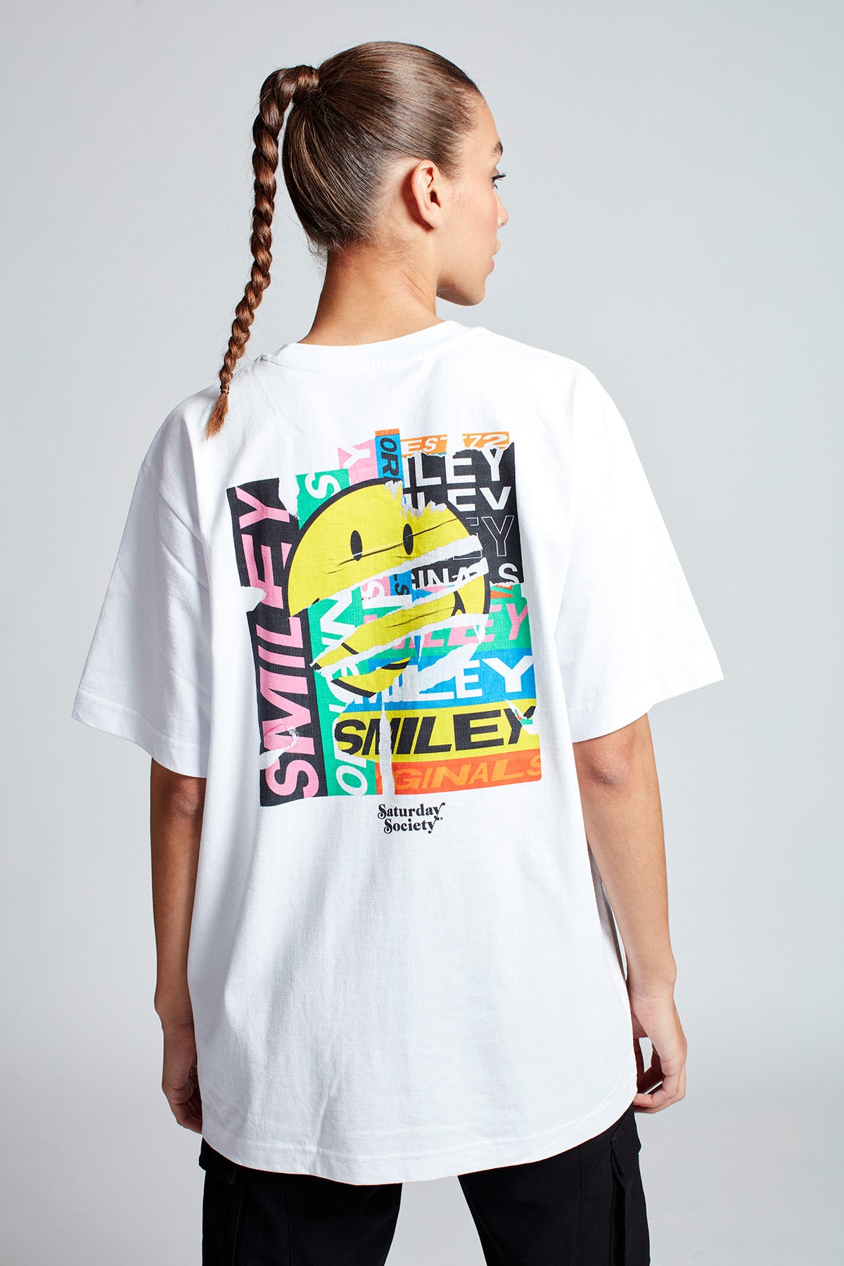 Smiley Originals® Original Raver T-shirt in White