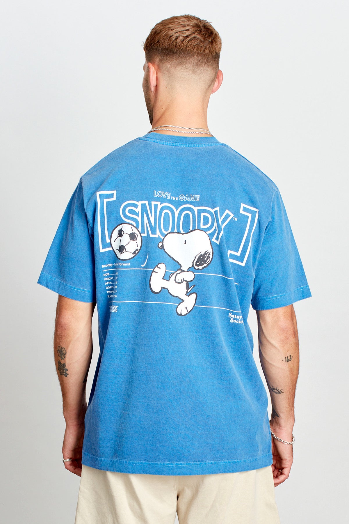 Snoopy Trumps T-shirt in Federal Blue