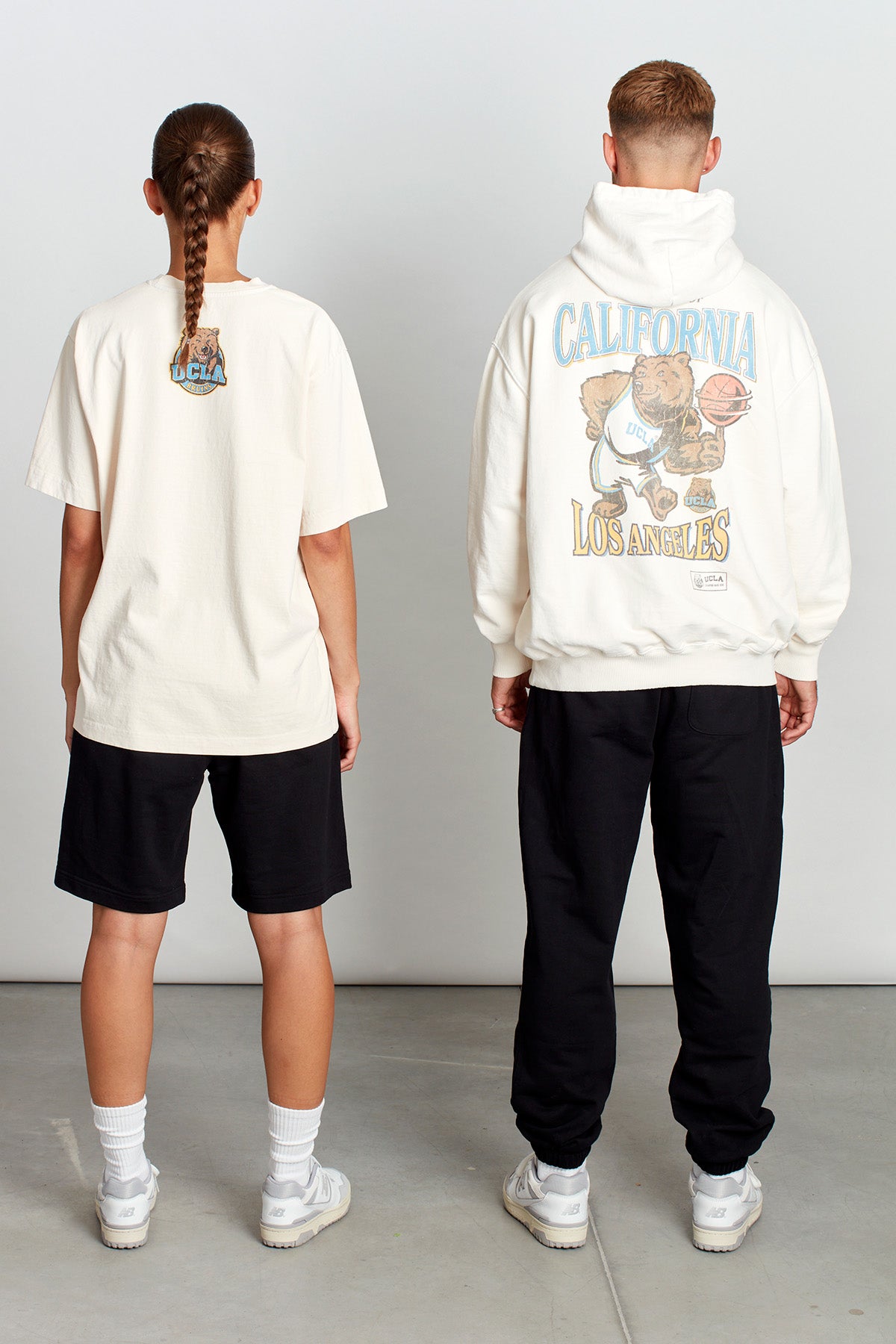 UCLA Joe Bruins Hoodie in Vintage White