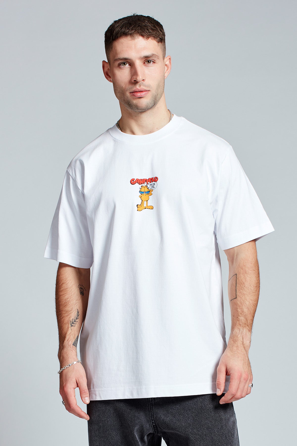 Garfield Attitude T-shirt in White