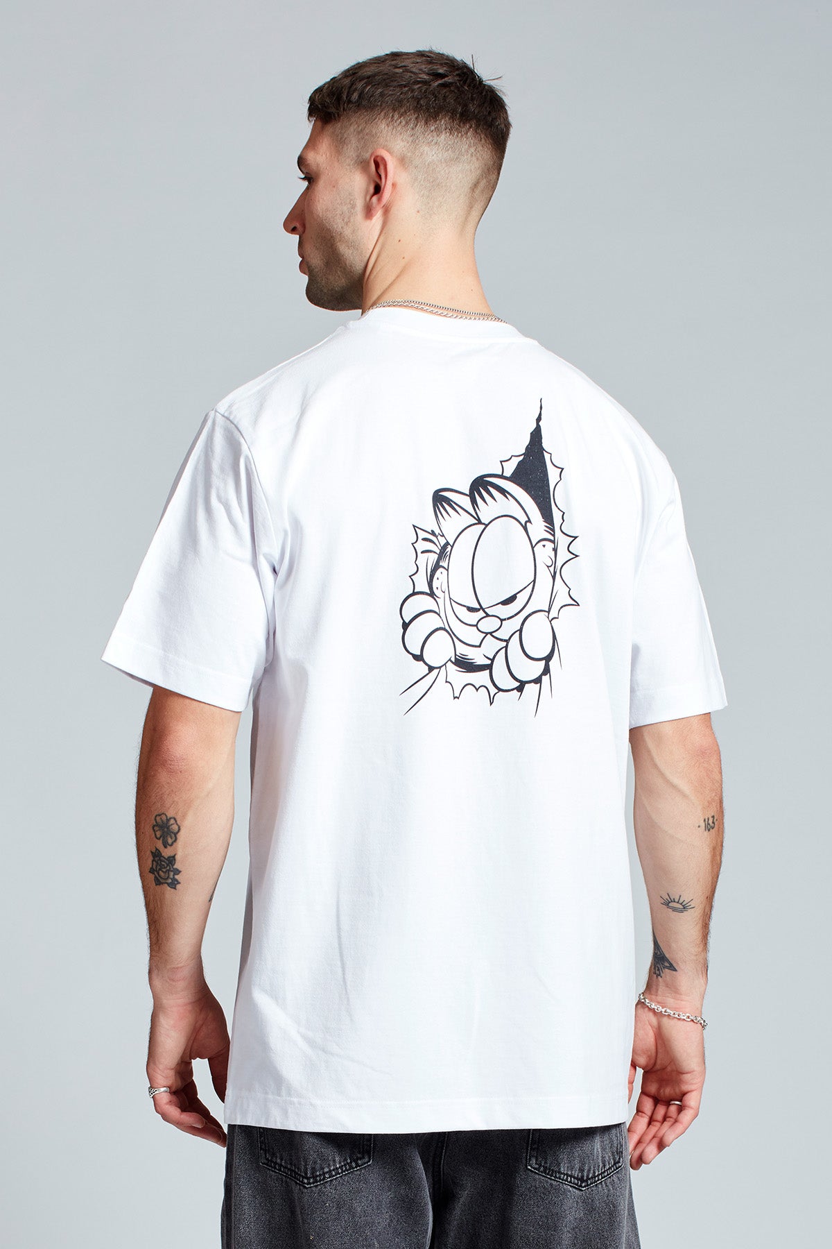 Garfield Attitude T-shirt in White