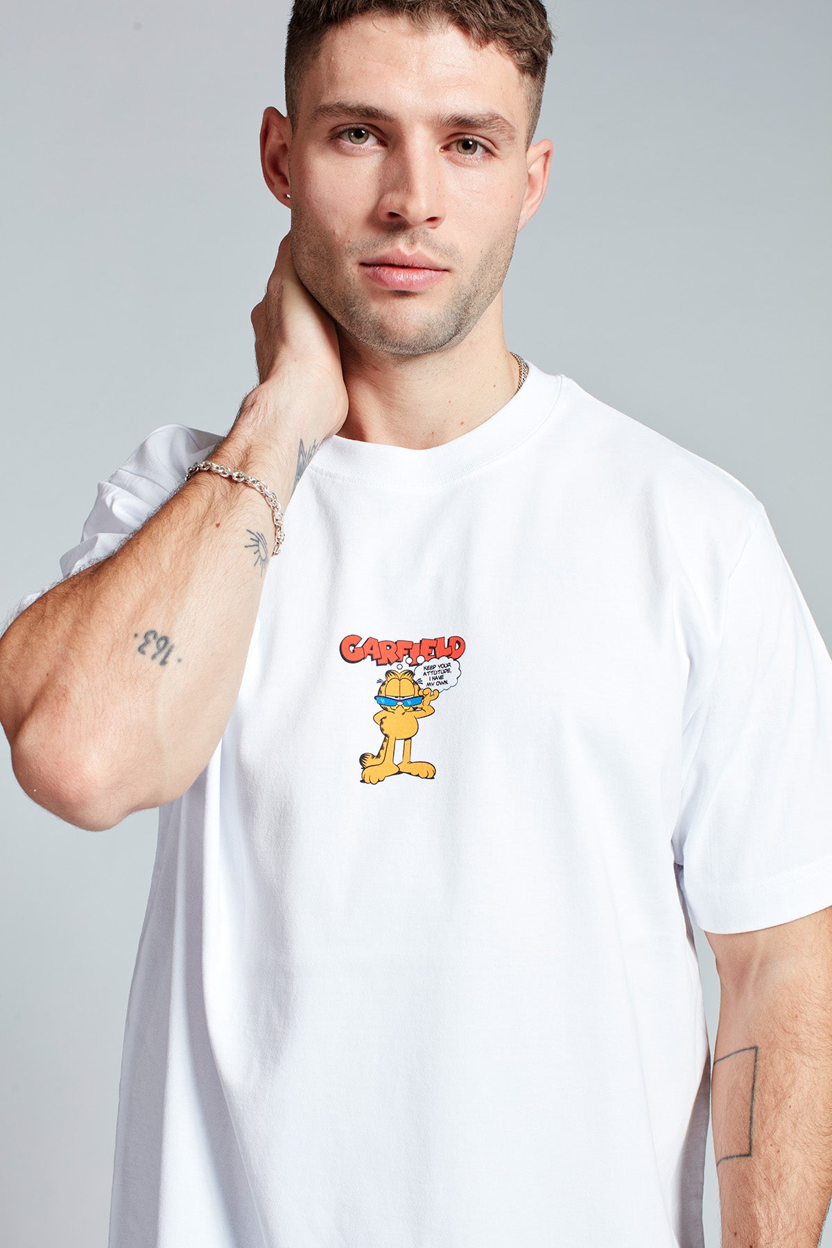 Garfield Attitude T-shirt in White