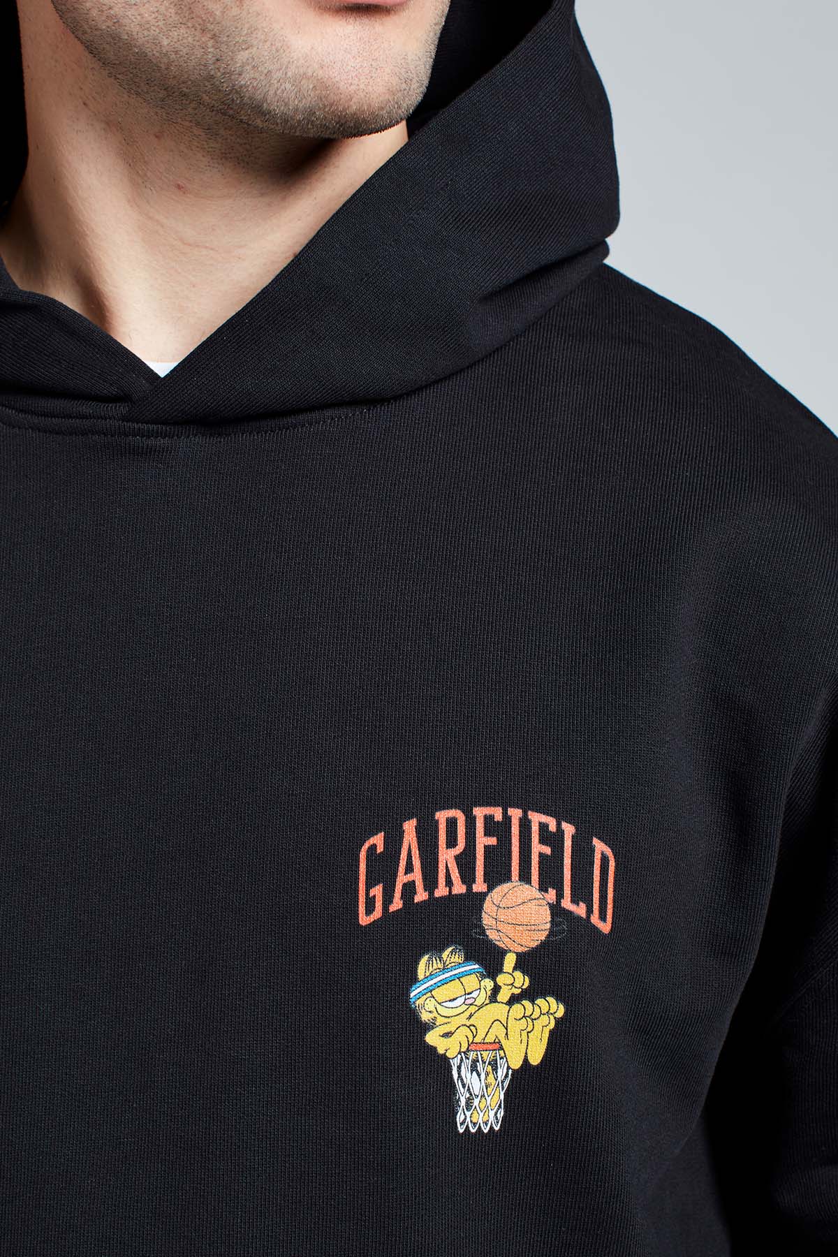 Garfield Sports Star Hoodie in Black