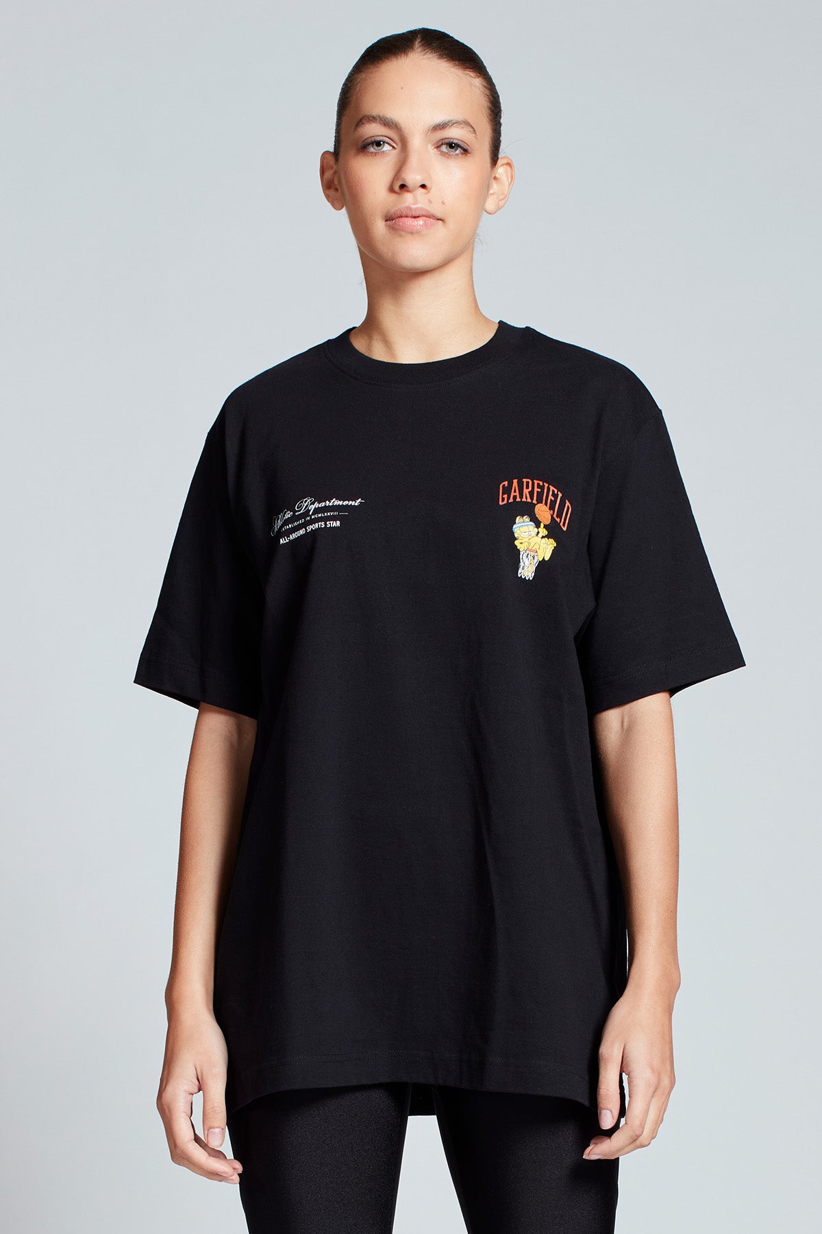 Garfield Sports Star T-shirt in Black