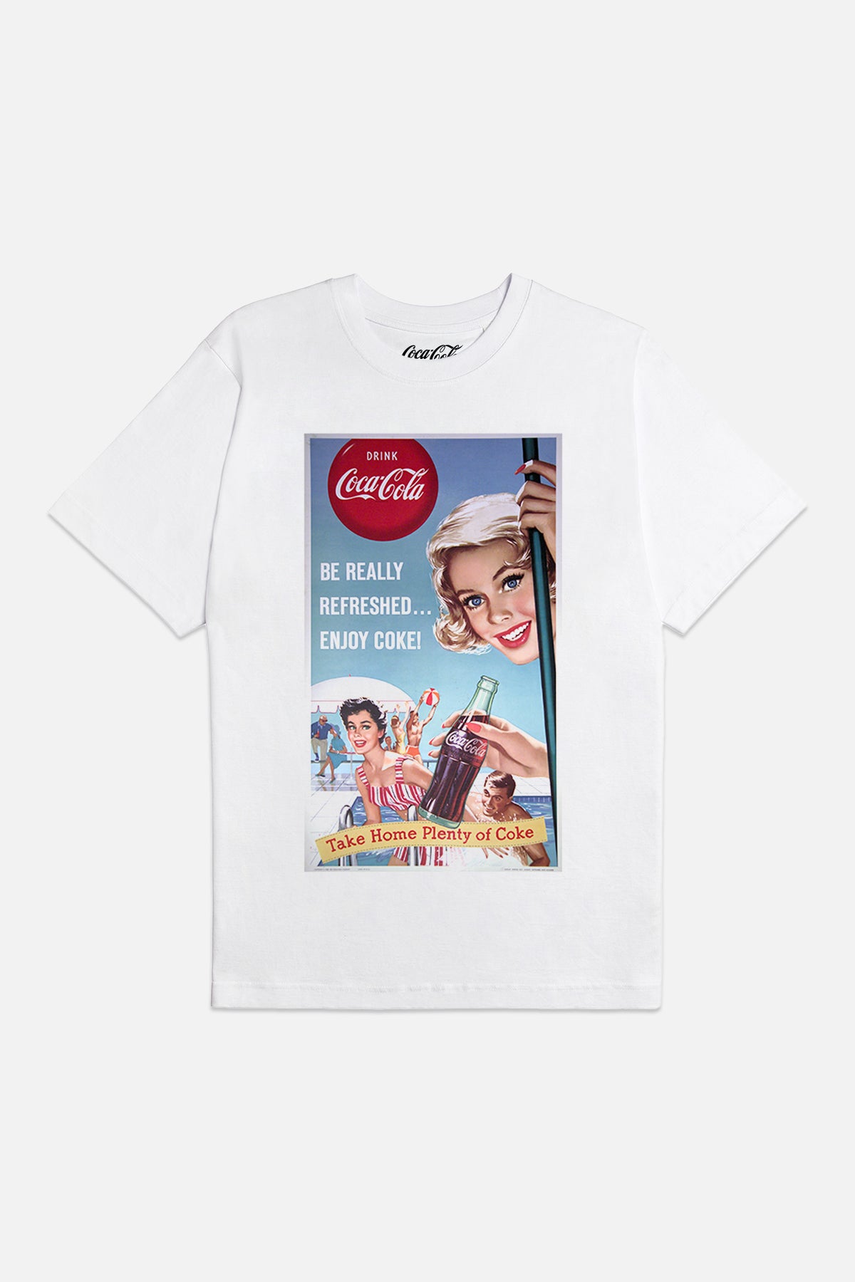 Coca-Cola Take Home Plenty T-shirt in White