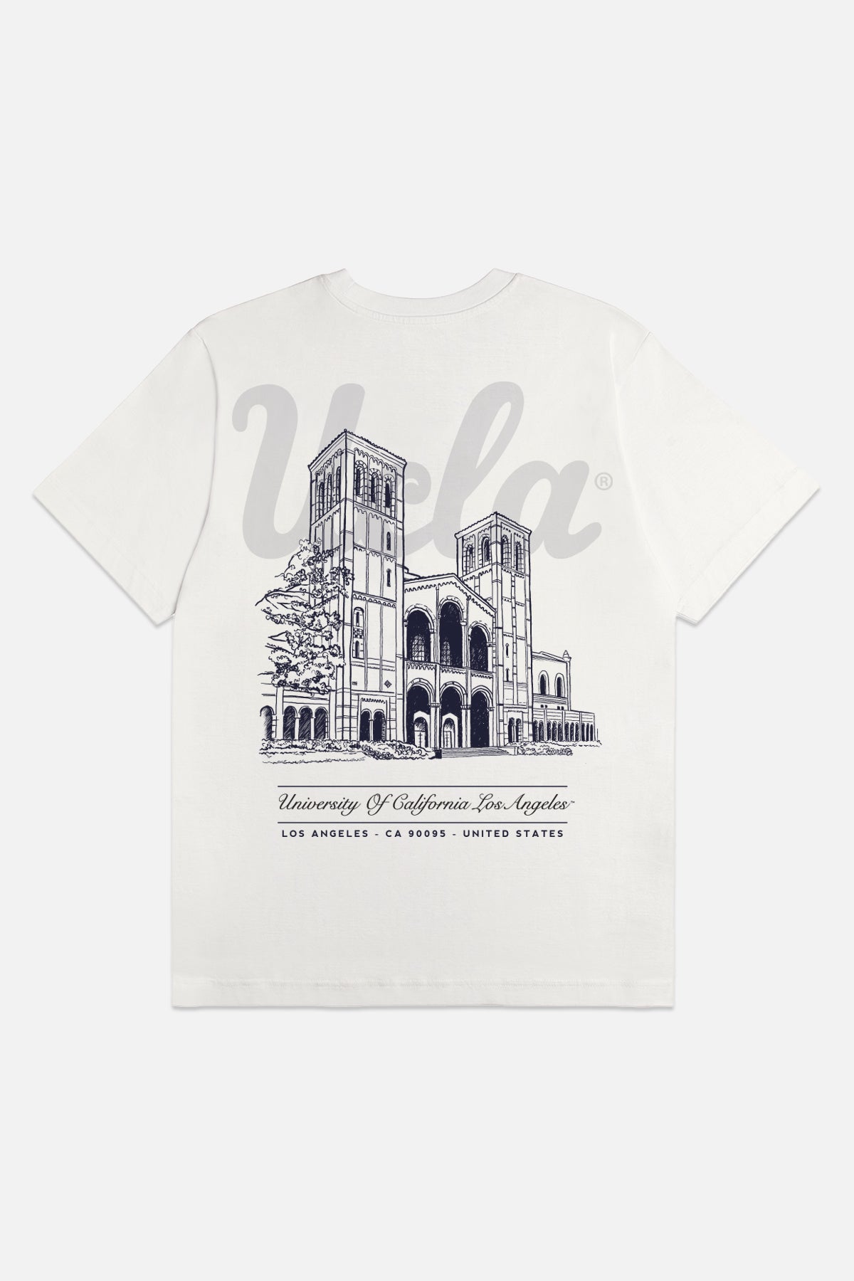 UCLA Royce Hall T-shirt in Vintage White